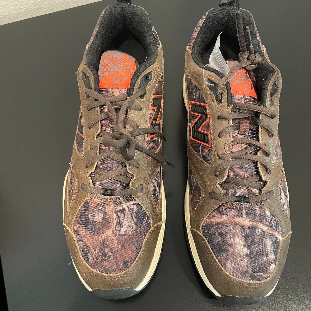 New Balance 623 CAMO Mx623cm3 Bass Hunting Fishing Shoes Sneakers Men's Size 13